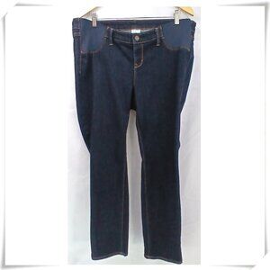 💲Sale - Old Navy Dark Blue Wash Maternity Skinny Short Low Mid Rise Jeans